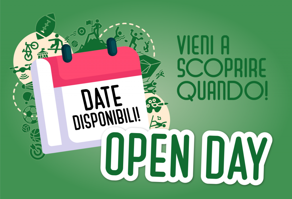 INIZIANO GLI OPEN DAY!